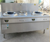 No Flame Industrial Induction Cooker Stainless Steel Material With 2 Burners